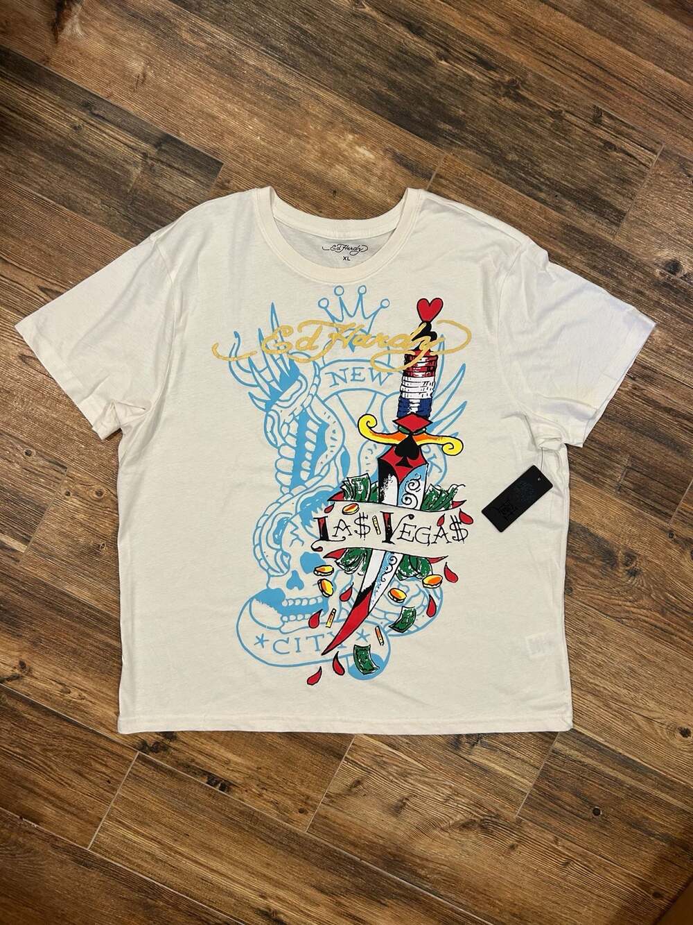 Ed Hardy New Las Vegas Short Sleeve Tee NWT Deadstock